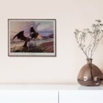 Pelican Island, by Butler - 12x15 Art Poster Print for Wall, Home Decor