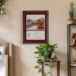 Mountain Lane - 11x14 Art Poster Print for Wall, Home Decor