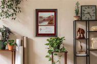 Mountain Lane - 11x14 Art Poster Print for Wall, Home Decor