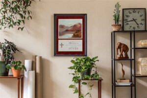 Mountain Lane - 11x14 Art Poster Print for Wall, Home Decor