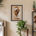 Lion, by Gibson - 10x16 Art Poster Print for Wall, Home Decor