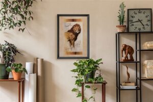 Lion, by Gibson - 10x16 Art Poster Print for Wall, Home Decor