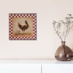 Hen, by Sibley - 12x12 Art Poster Print for Wall, Home Decor