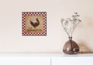 Hen, by Sibley - 12x12 Art Poster Print for Wall, Home Decor