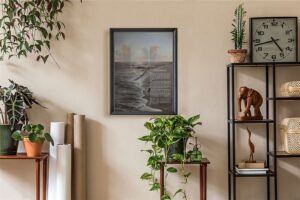 Footprints Poem - 11x14 Art Poster Print for Wall, Home Decor