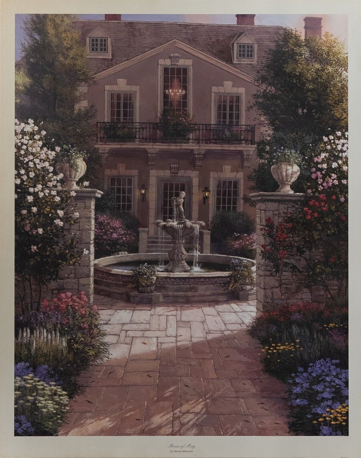 Roses of May, by Mirkovich - 24x30.5 Art Poster Print for Wall, Home Decor - Image 2