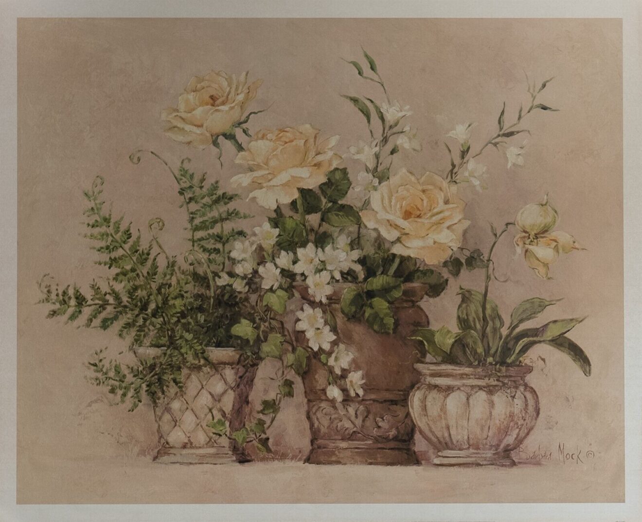 Garden Gathering, by Mock - 26x32 Art Poster Print for Wall, Home Decor - Image 2