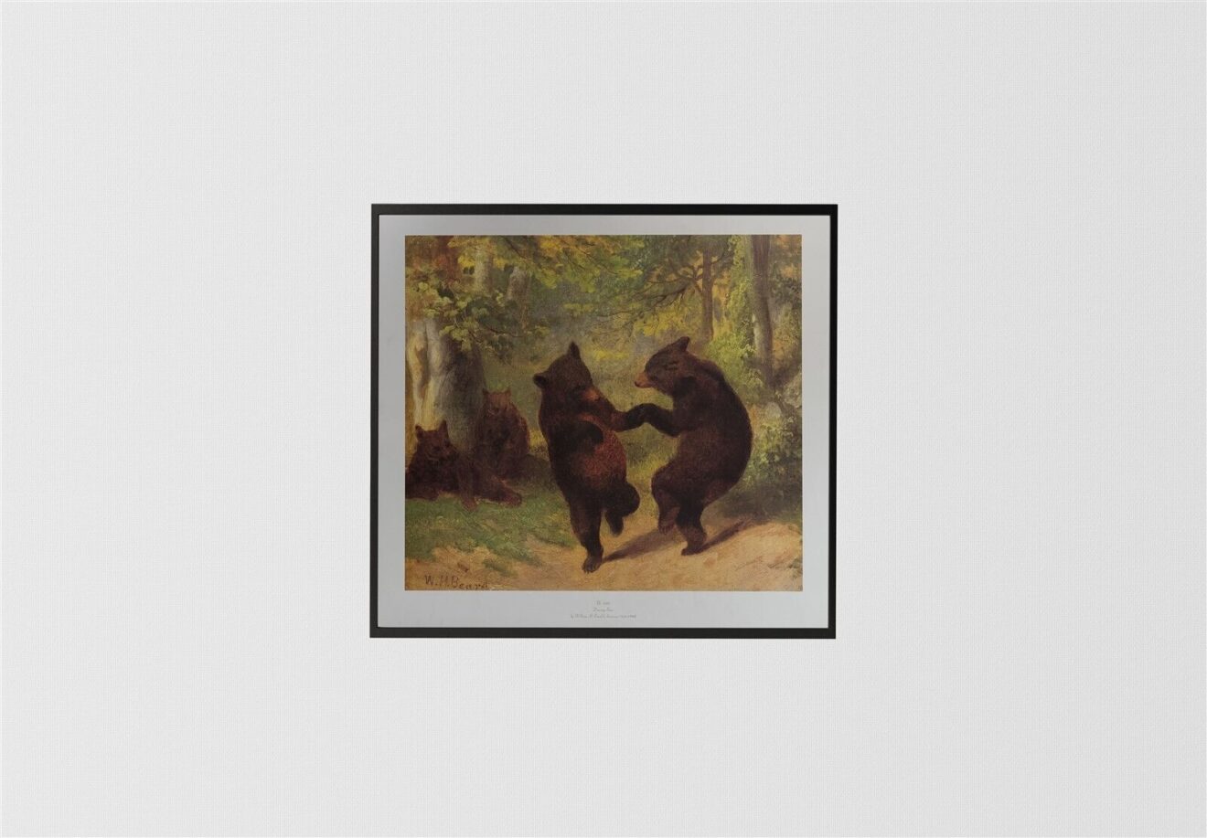 Dancing Bears, by William H. Beard - 26x32 Art Poster Print for Wall, Home Decor - Image 2