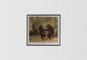 Dancing Bears, by William H. Beard - 26x32 Art Poster Print for Wall, Home Decor - Image 2