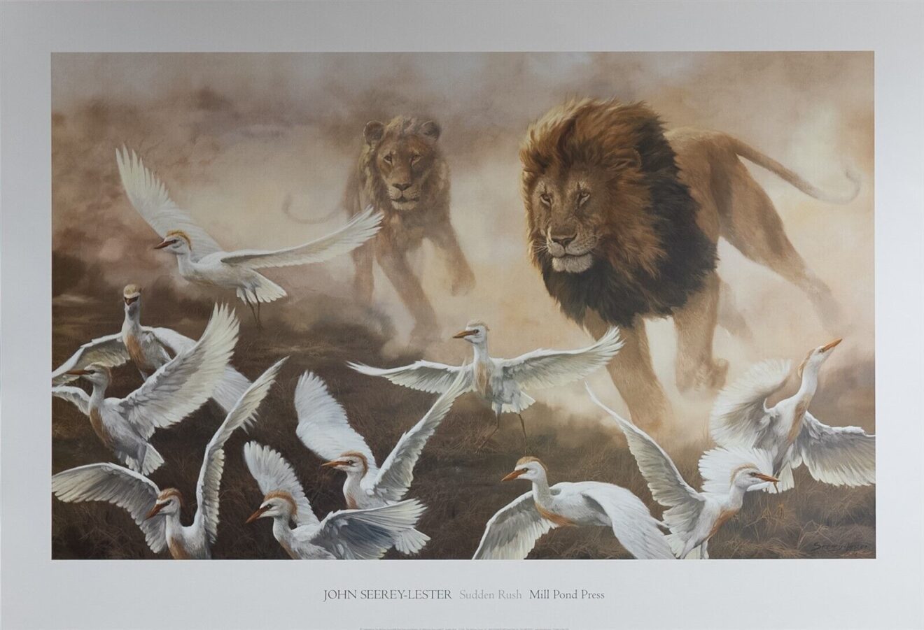 Sudden Rush, by John Seerey-Lester - 24x36 Art Poster Print for Wall, Home Decor - Image 2