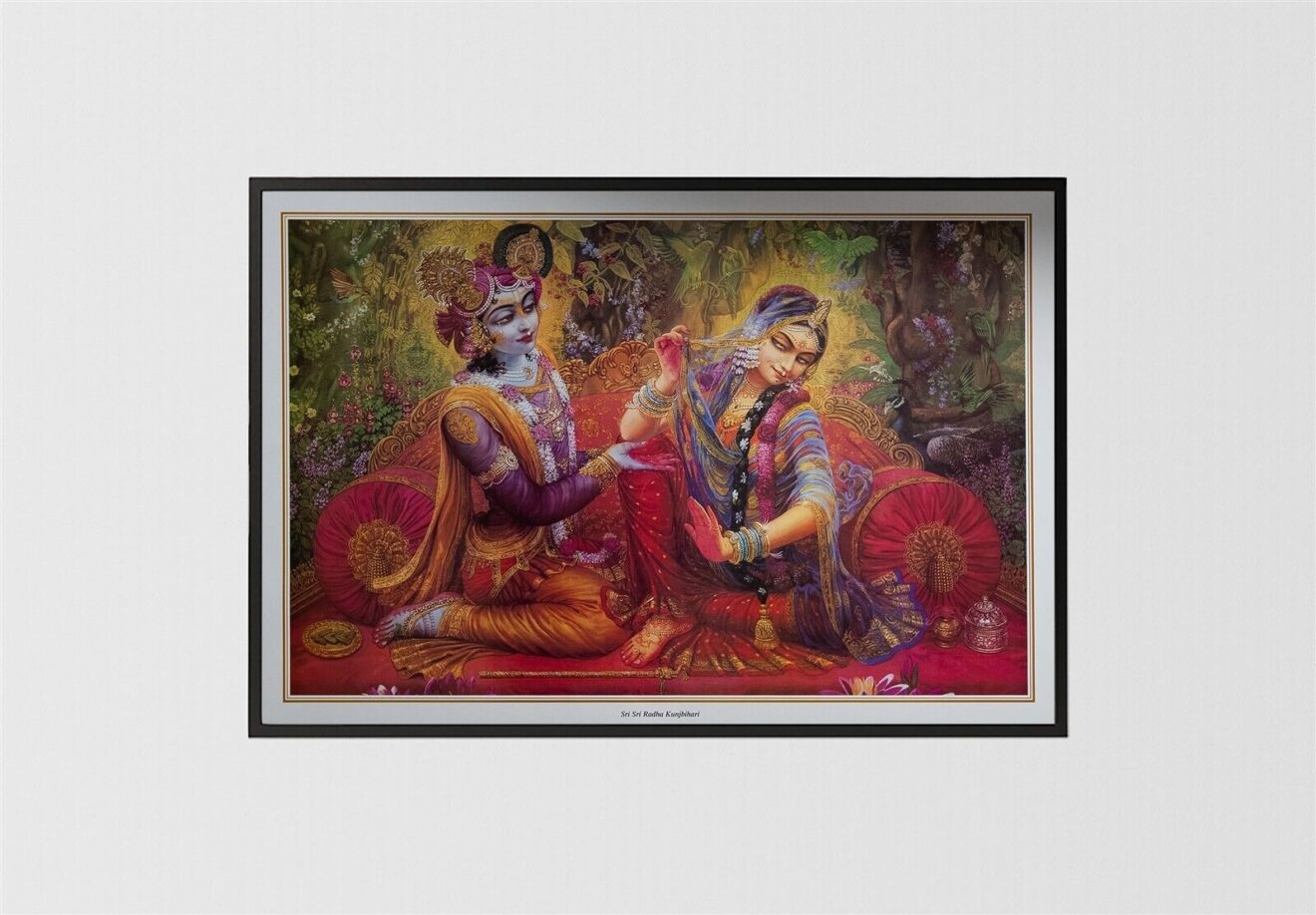 Sri Sri Radha Kunjbihari - 24x36 Art Poster Print for Wall, Home Decor - Image 2