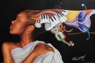 Rhythm of the Night, by Gerald Ivey - 24x36 Art Poster Print for Wall, Home Decor - Image 2