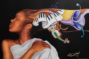 Rhythm of the Night, by Gerald Ivey - 24x36 Art Poster Print for Wall, Home Decor - Image 2