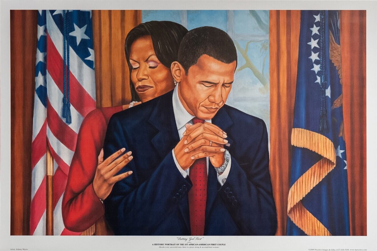 Putting God First, by Myers - 24x36 Art Poster Print for Wall, Home Decor - Image 2