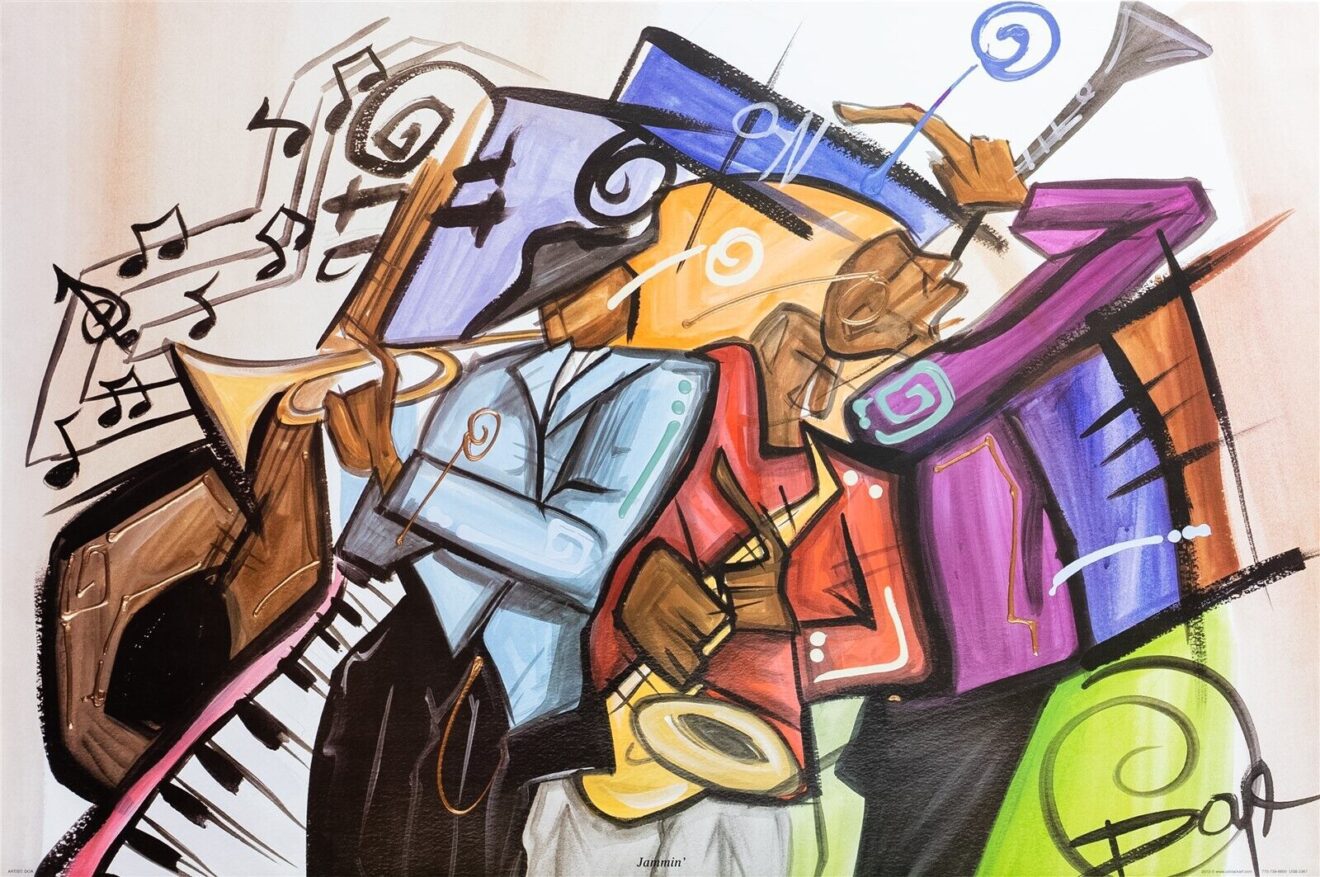 Jammin', by DOA - 24x36 Art Poster Print for Wall, Home Decor - Image 2