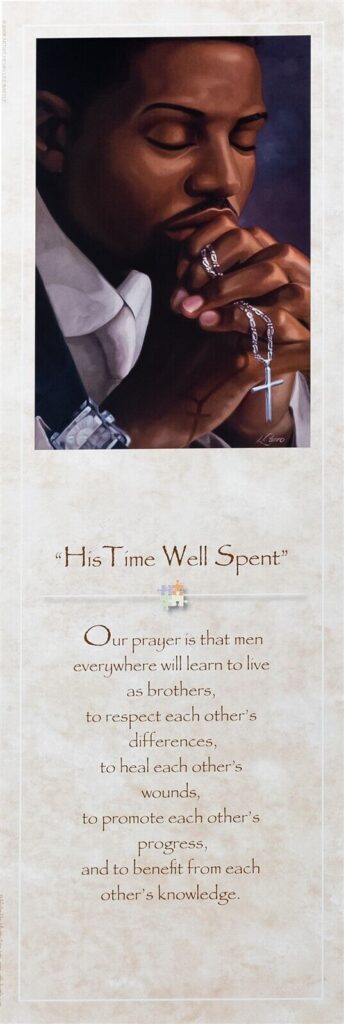 His Time Well Spent, by Henry Lee Battle - 12x36 Art Poster Print for Wall, Home Decor - Image 2