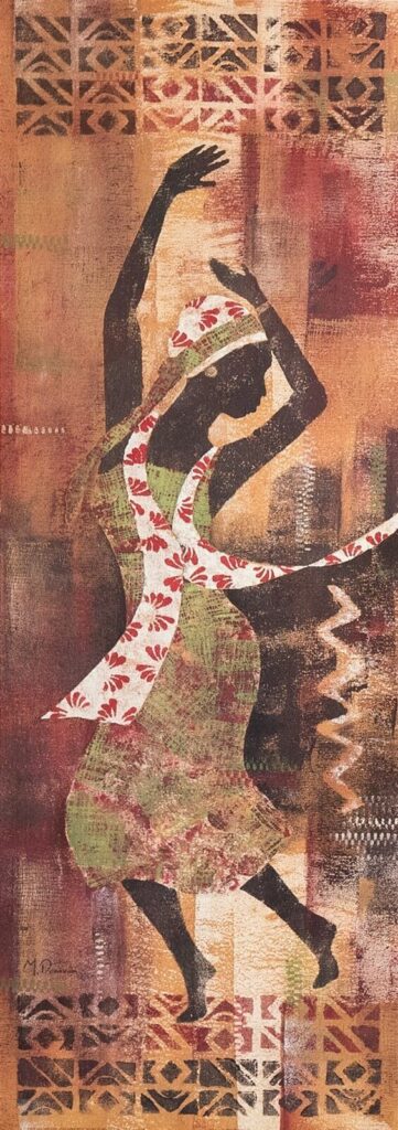 Graceful Reflections II, by Donovan - 12x36 Art Poster Print for Wall, Home Decor - Image 2