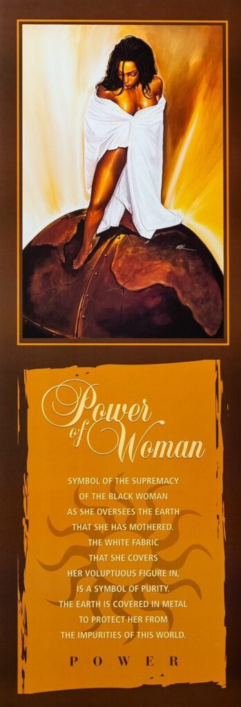 Power of Woman II, by WAK - 12x36 Art Poster Print for Wall, Home Decor - Image 2