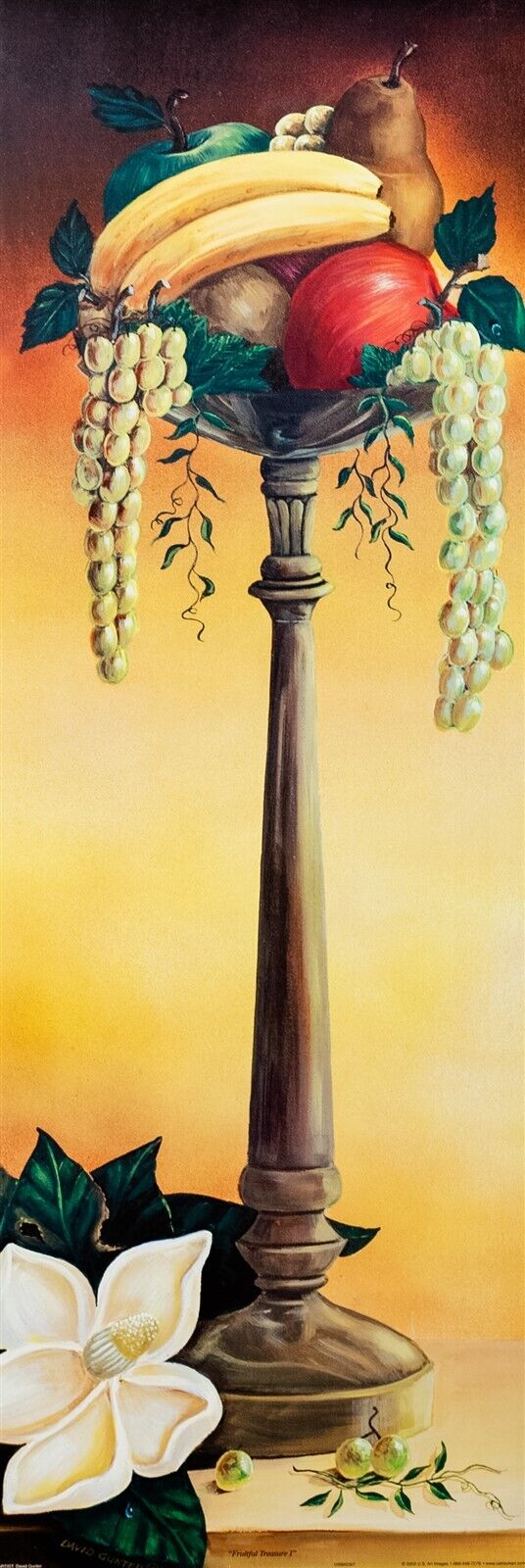 img 2 Fruitful Treasure I, by David Gunter - 12x36 Art Poster Print for Wall, Home Decor - Image 2