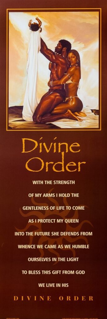 Divine Order, by WAK - 12x36 Art Poster Print for Wall, Home Decor - Image 3