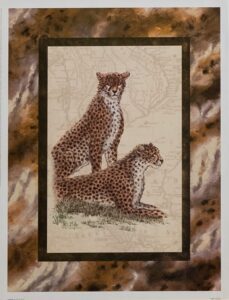 Cheetahs, by Kruskamp - 13x17 Art Poster Print for Wall, Home Decor - Image 2