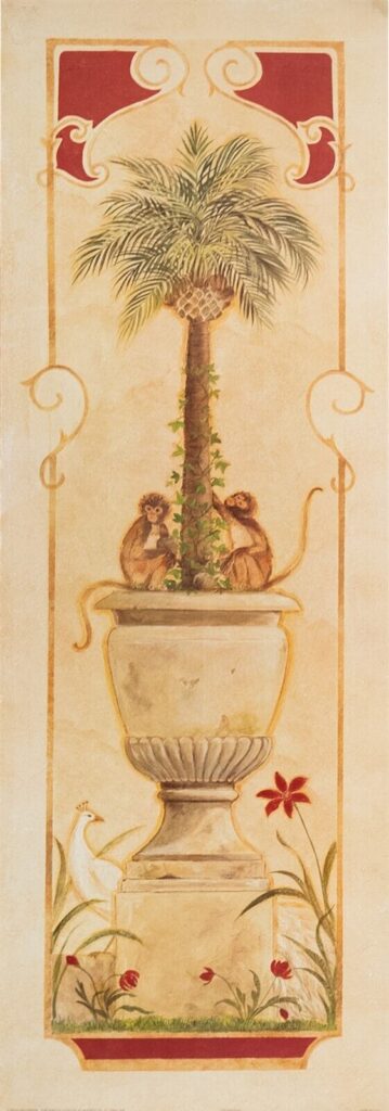 Atrium Palm I, by Gloria Eriksen - 12x36 Art Poster Print for Wall, Home Decor - Image 2