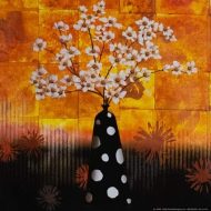 Vase With Flowers - 12x12 Art Poster Print for Wall, Home Decor - Image 2