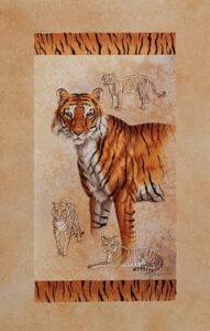 Tiger, by Gibson - 10x16 Art Poster Print for Wall, Home Decor - Image 2
