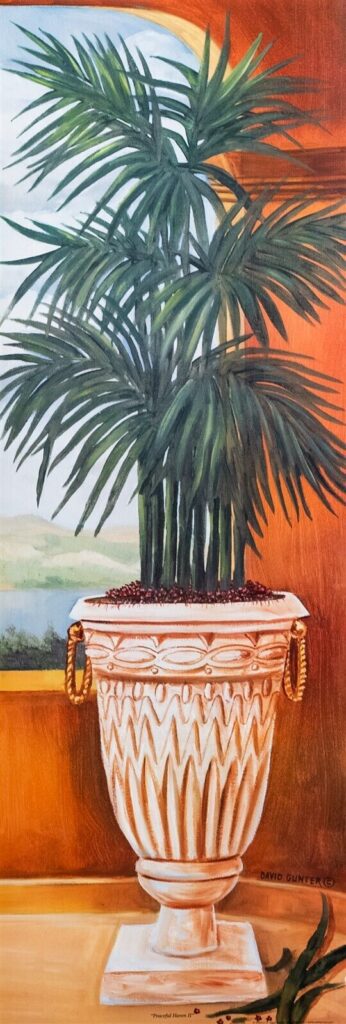 Peaceful Haven II, by David Gunter - 12x36 Art Poster Print for Wall, Home Decor - Image 2