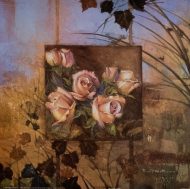 Signa Rose, by Mathenia - 12x12 Art Poster Print for Wall, Home Decor - Image 2