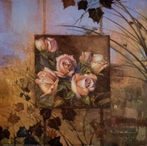 Signa Rose, by Mathenia - 12x12 Art Poster Print for Wall, Home Decor - Image 2