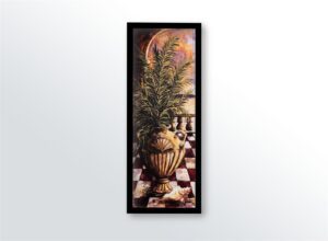 Palm Breezeway I, by Strickland - 12x36 Art Poster Print for Wall, Home Decor - Image 3