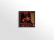 Crimson Gerberas, by Craven - 12x12 Art Poster Print for Wall, Home Decor - Image 3