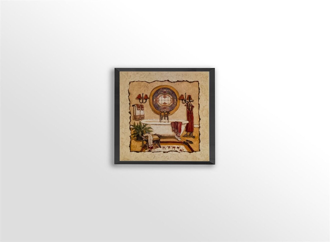 img 3 Art Deco Bath I+II, by Olson - 12x12 Art Poster Print for Wall, Home Decor - Image 3