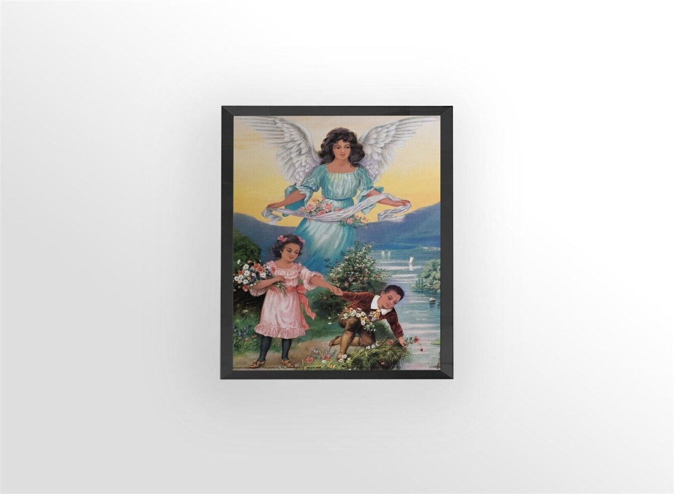 img 3 Angel By The Water, by Cathey - 11x14 Art Poster Print for Wall, Home Decor - Image 3