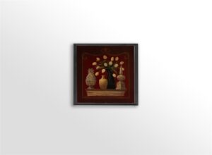 Tulip Pitcher I, by Gloria Eriksen - 16x16 Art Poster Print for Wall, Home Decor - Image 3