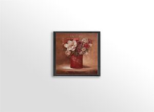 Bass harbor head Lighthouse, by Viv Bowles - 16x16 Art Poster Print for Wall, Home Decor - Image 3