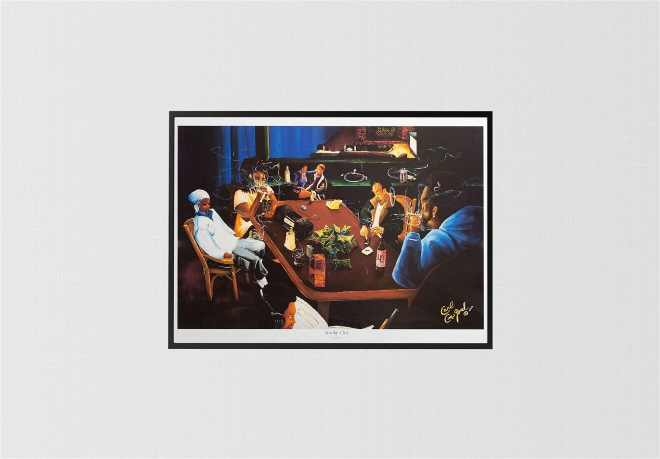 Smoke Out, by Carl Crawford - 23.5x34 Art Poster Print for Wall, Home Decor - Image 3