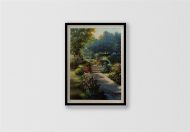 Bass harbor head Lighthouse, by Chun - 28x34 Art Poster Print for Wall, Home Decor - Image 3