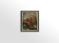 Festival Bound, by Janet Kruskamp - 24x30.5 Art Poster Print for Wall, Home Decor - Image 3