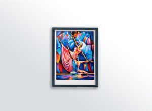 Dancing Couple, by Alix Beaujour - 25x35 Art Poster Print for Wall, Home Decor - Image 3