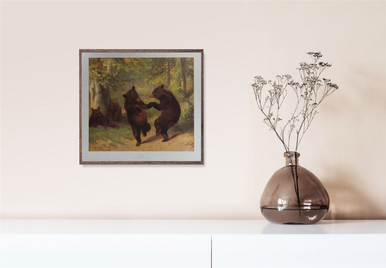 Dancing Bears, by William H. Beard - 26x32 Art Poster Print for Wall, Home Decor - Image 3