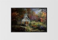 Worship in the Country, by Boehne - 24x36 Art Poster Print for Wall, Home Decor - Image 3