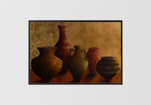 Vessels of Casablanca I, by Goggins - 24x36 Art Poster Print for Wall, Home Decor - Image 3