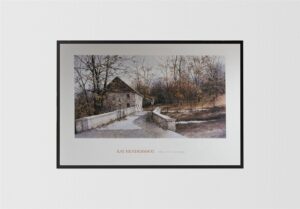 The Mill Bridge, by Ray Hendershot - 24x36 Art Poster Print for Wall, Home Decor - Image 3