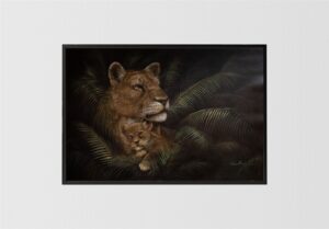 Protective Love, by Manning - 24x36 Art Poster Print for Wall, Home Decor - Image 3