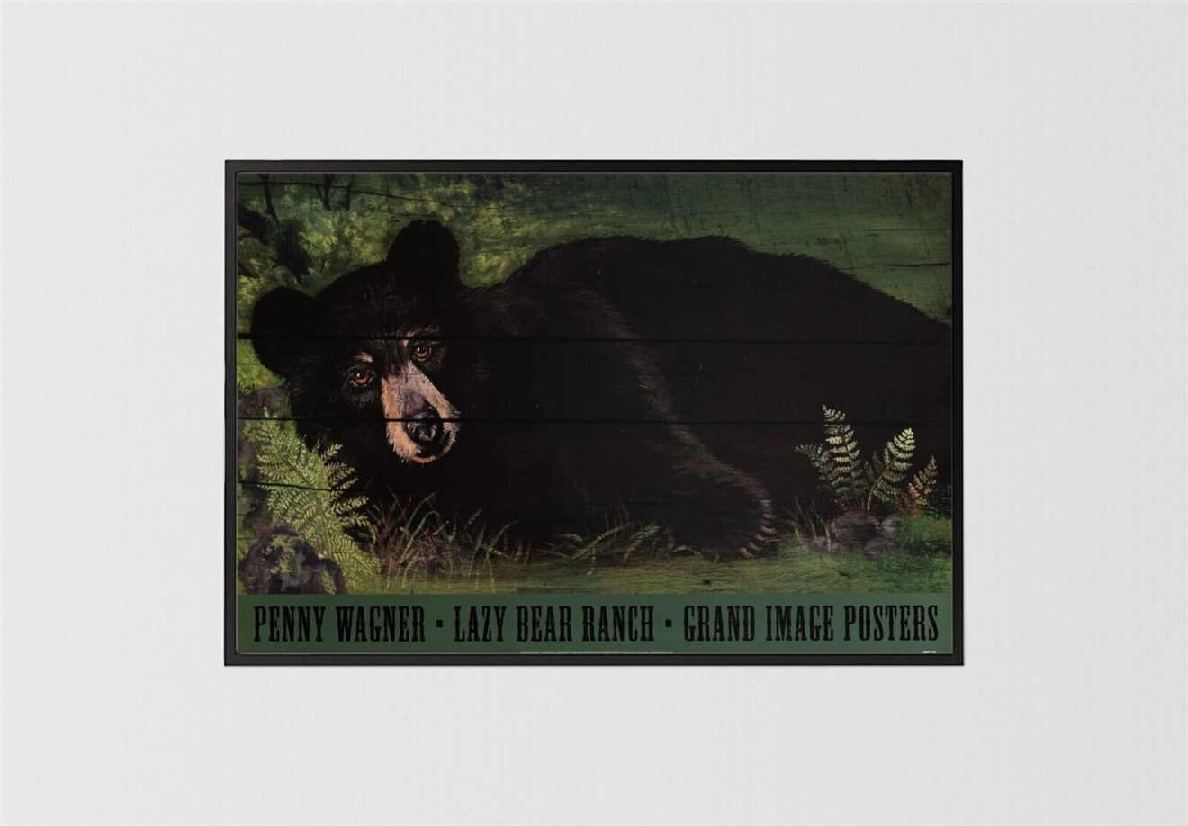 Lazy Bear Ranch, by Wagner - 24x36 Art Poster Print for Wall, Home Decor - Image 3