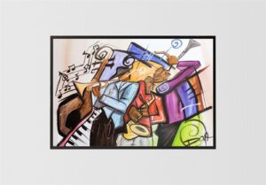 Jammin', by DOA - 24x36 Art Poster Print for Wall, Home Decor - Image 3