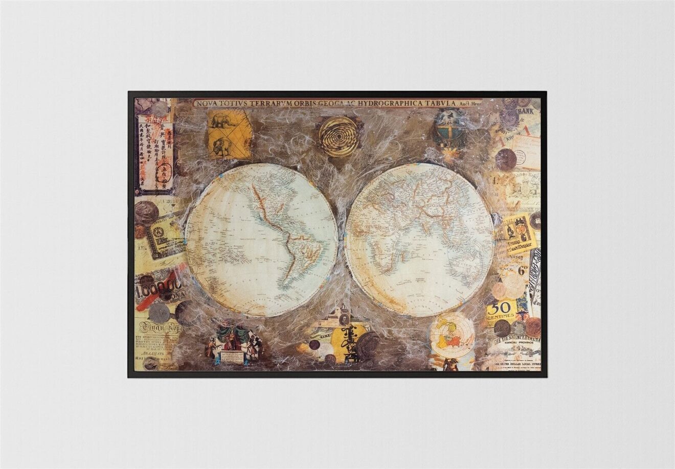 Globe Collage I - 24x36 Art Poster Print for Wall, Home Decor - Image 3