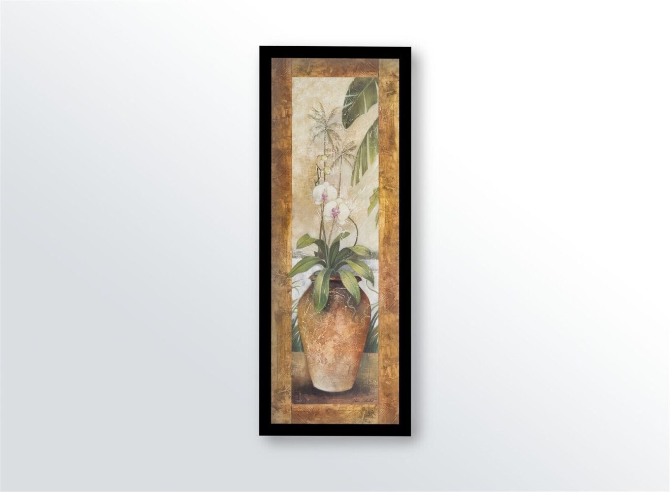 Orchids in Paradise I, by Vollherbst - 12x36 Art Poster Print for Wall, Home Decor - Image 3